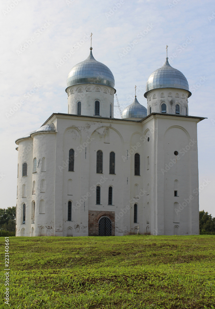 Vintage religion architecture in old european city