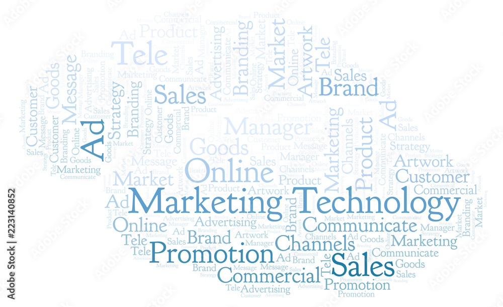 Word cloud with text Marketing Technology. Word cloud with text Marketing Technology.
