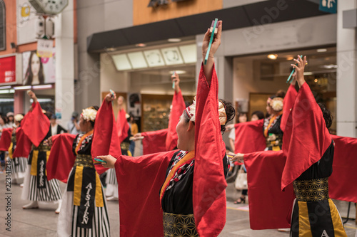 高知県のよさこい祭り photo