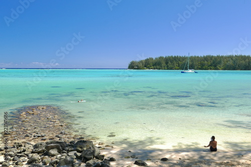 paddle sur le lagon de moorea