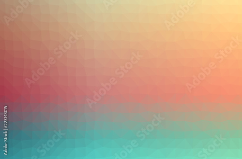 Wallpaper Mural Illustration of orange polygonal elegant multicolor background. Torontodigital.ca
