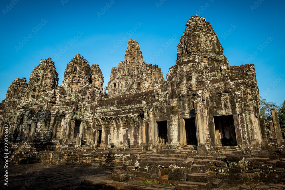 Bayon temple in Angkor Cambodia