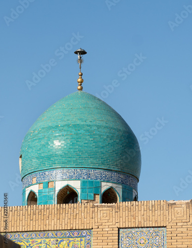 Seyyed mosque dome, Isfahan, Iran photo