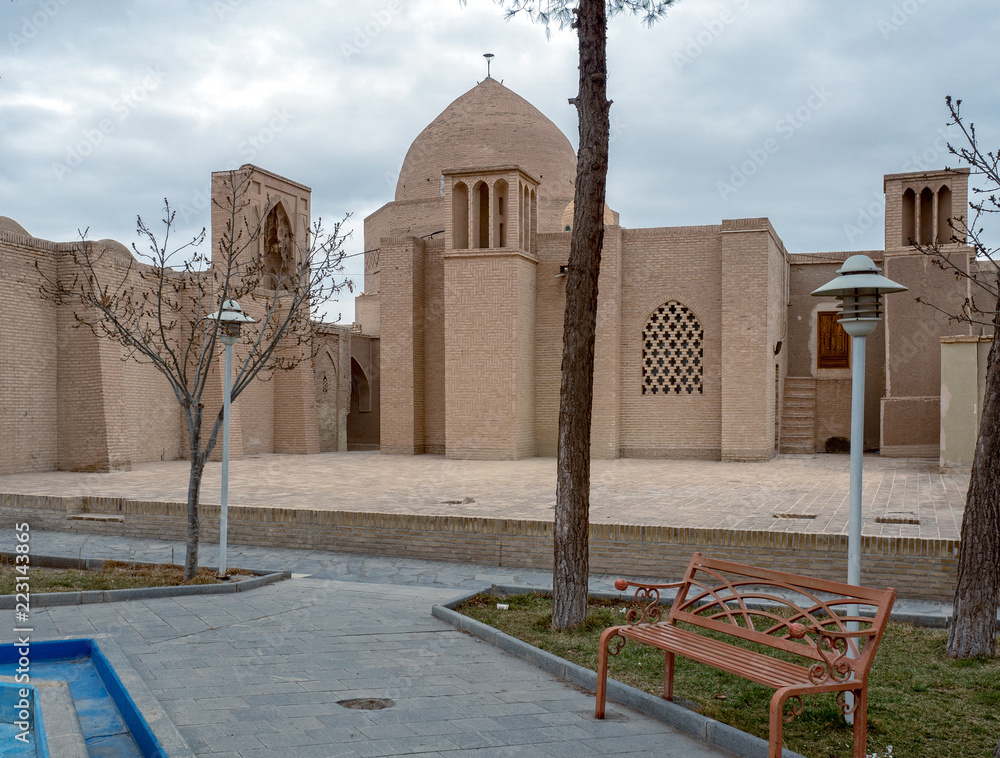 Nain Jameh mosque, Isfahan province, Iran foto de Stock Adobe Stock