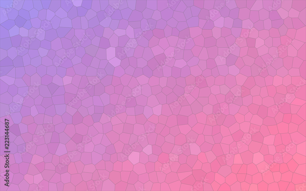 Abstract illustration of purple pastel Small Hexagon background, digitally generated.
