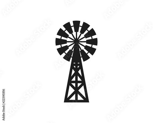 windmill silhouette