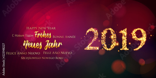 Neujahrsgruss 2019 - Frohes Neues Jahr