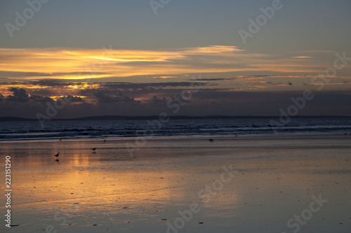 Sunset at Brackesham Bay  West Sussex  England