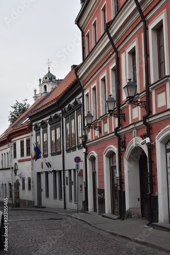 street in the old town of Vilnius