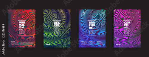 фотографія Ripple Wave Stripe Patterns Vector Minimal Art