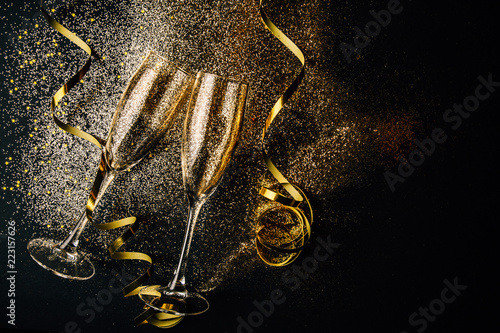New year celebration party concept