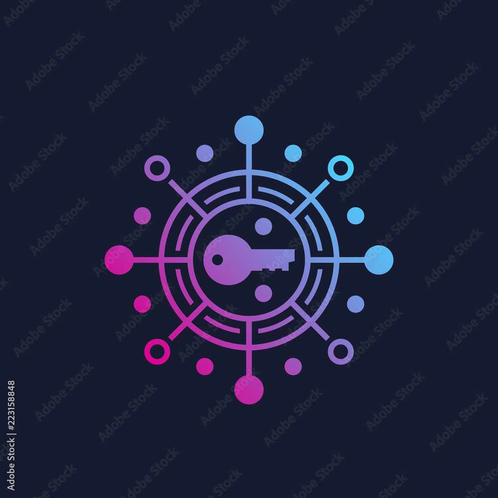 Encryption and network security vector