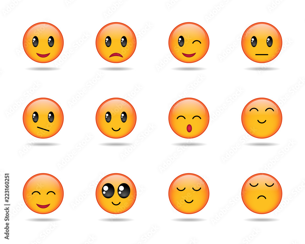 set of emojis set of emojis