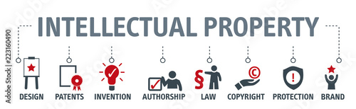 Intellectual Property concept vector illustration