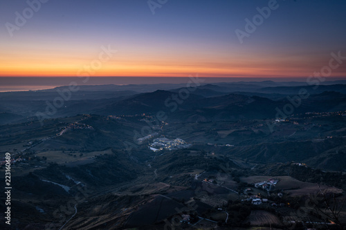 Sunrise panorama Italy © Thomas