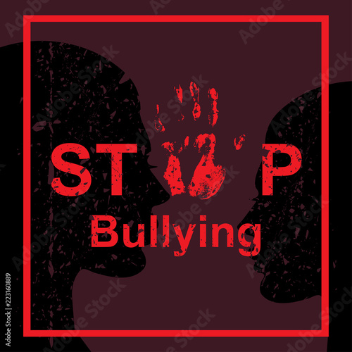 Stop bullying sign