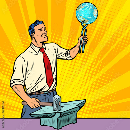The scientist forges on the anvil of knowledge about planet eart