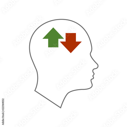 Head icon for bipolar disorder