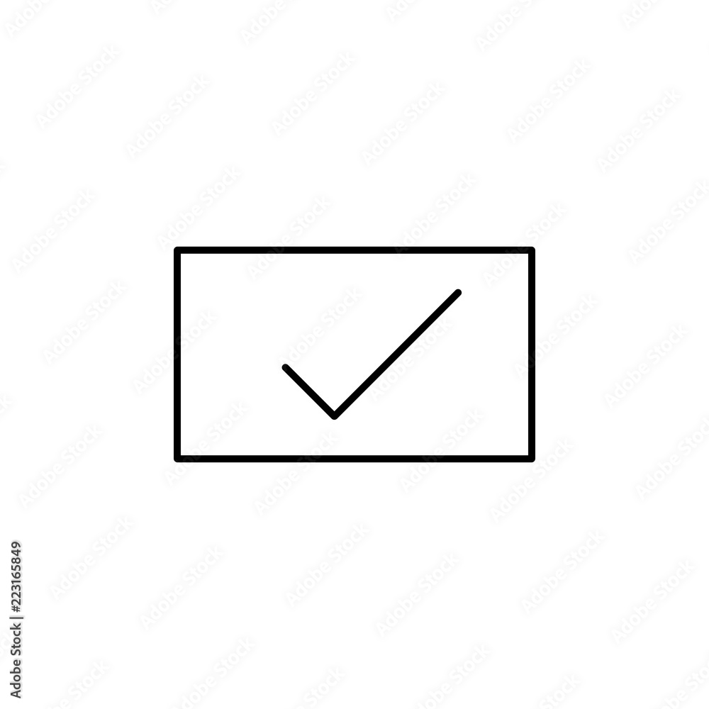 test icon. Element of online and web for mobile concept and web apps icon. Thin line icon for website design and development, app development. Premium icon