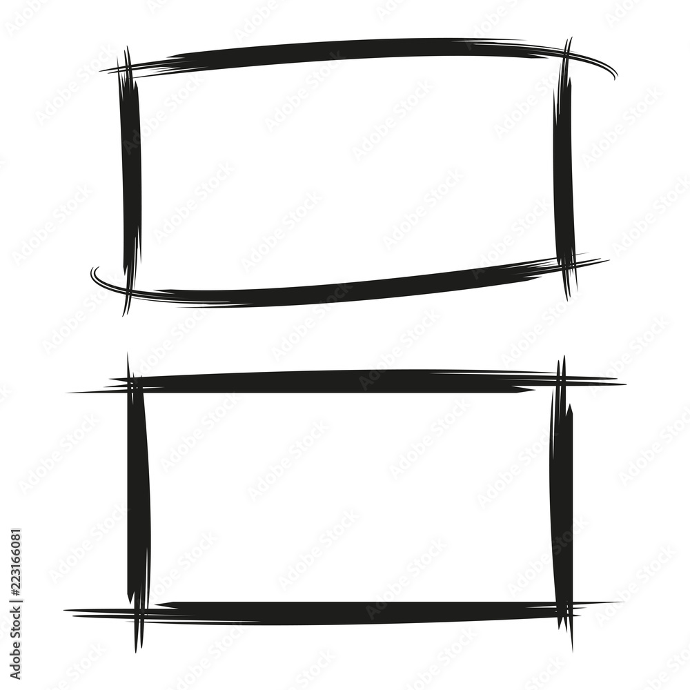 hand drawn blank frames hand drawn blank frames