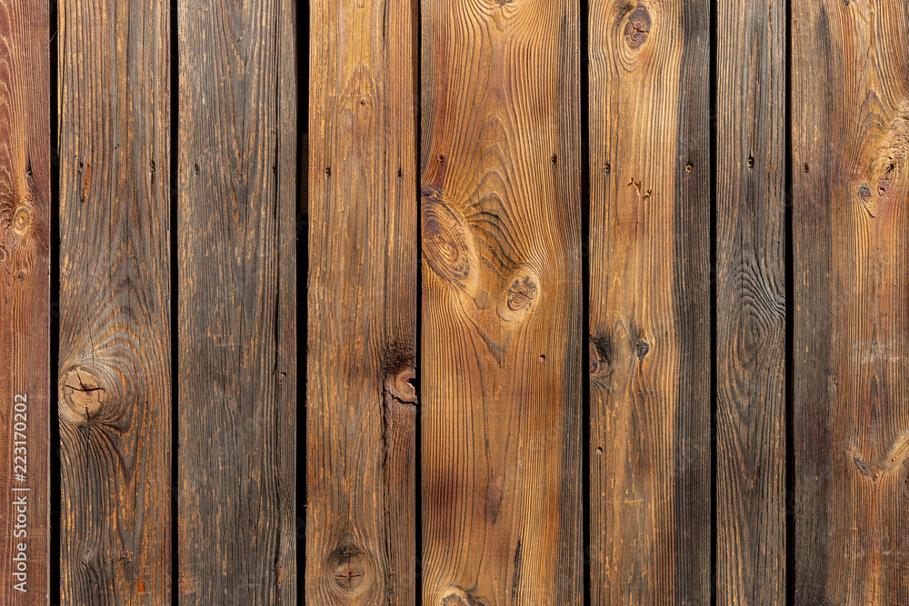 Naklejka premium The old wood texture with natural patterns