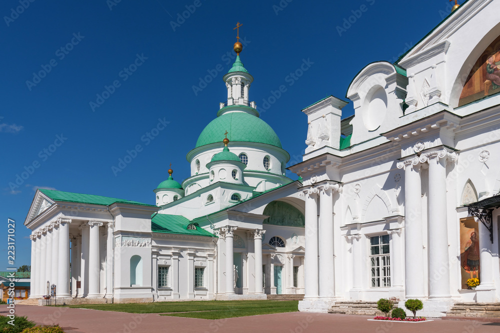 Spaso-Yakovlevsky Monastery on a summer sunny day. Gold ring of Russia. Rostov, Russia.