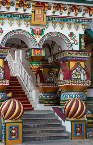 Izmaylovsky Kremlin in Moscow. Traditional Russian architecture