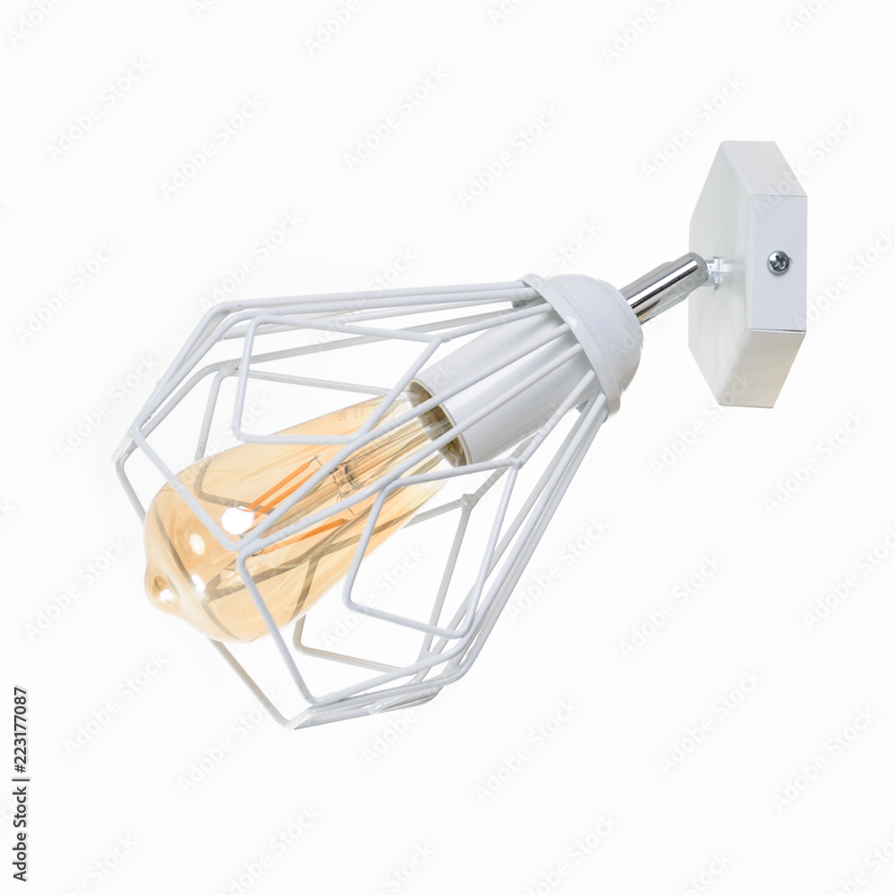 Luminaire with a non-ordinary lamp white Luminaire with a non-ordinary lamp white