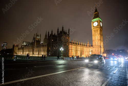 big ben at night