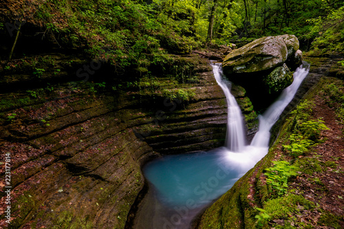 V Slot Waterfall on Bear Creek