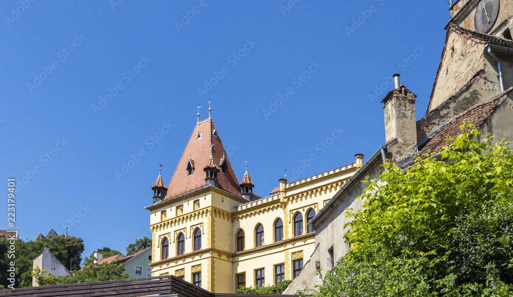Romania Sighisoara the old city Romania Sighisoara the old city