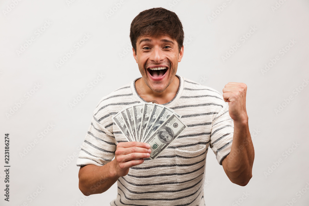 Portrait of a cheerful young man Portrait of a cheerful young man