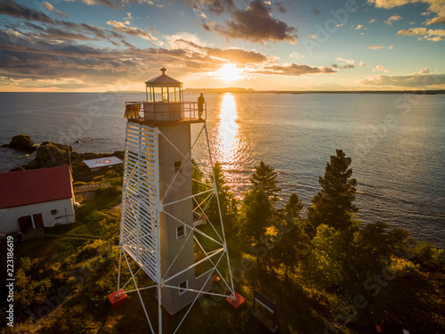 The lighthouse of Porphyry Island photo