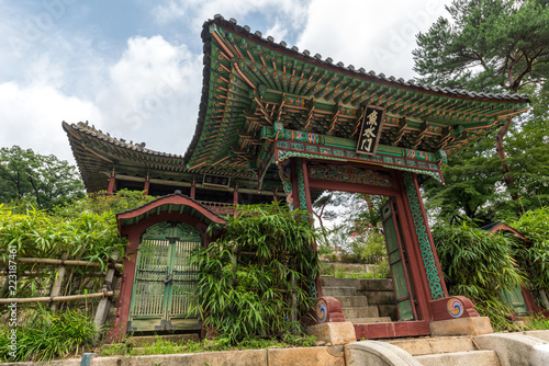 Entrance to temple library