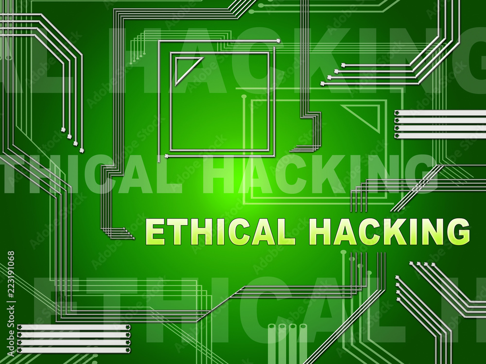 Ethical Hacking Data Breach Tracking 2d Illustration Ethical Hacking Data Breach Tracking 2d Illustration
