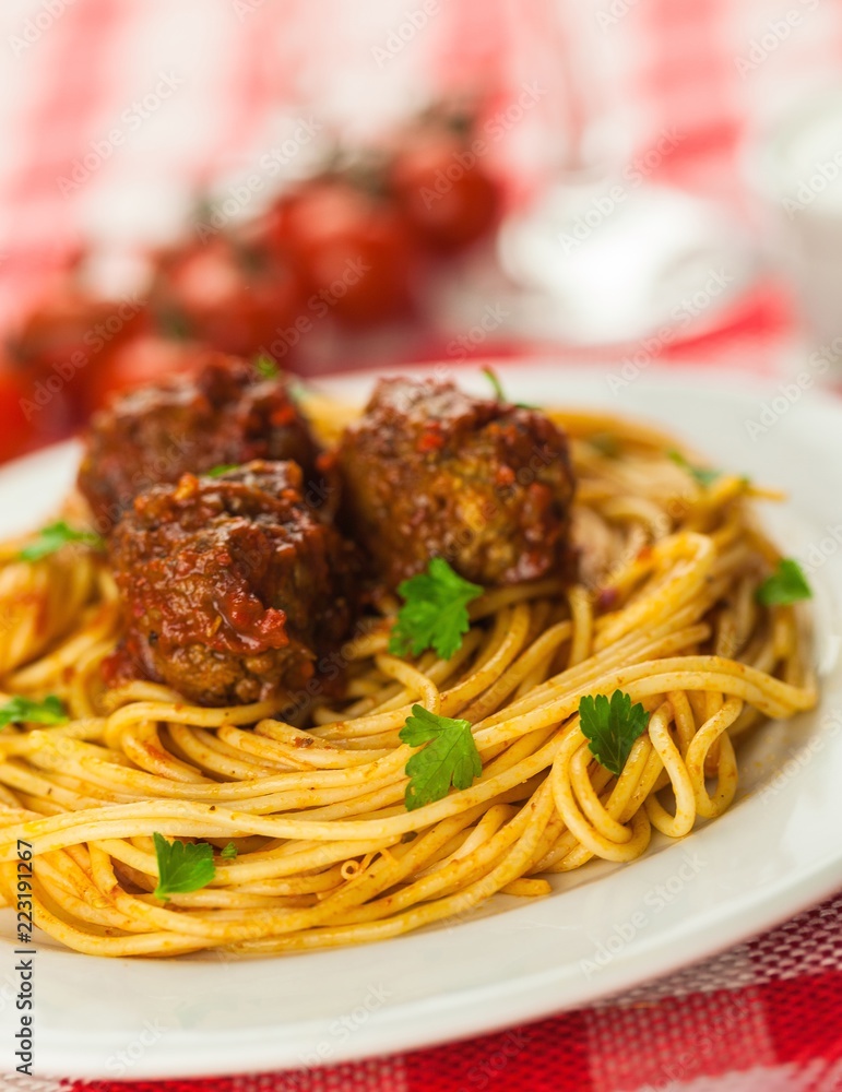 Spaghetti with Meatballs