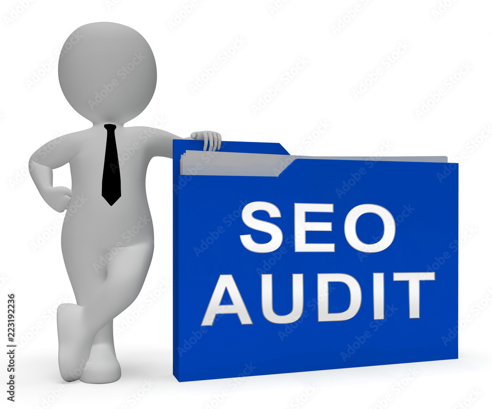 Seo Audit Website Ranking Assessment 3d Rendering Seo Audit Website Ranking Assessment 3d Rendering