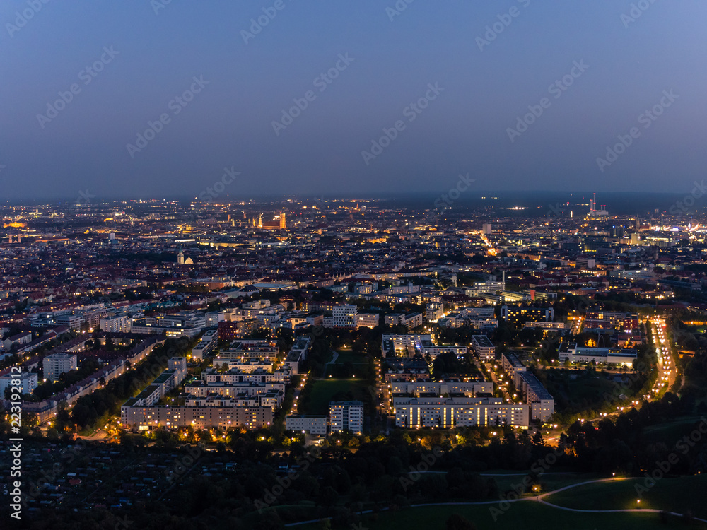 City shots in the night of Munich
