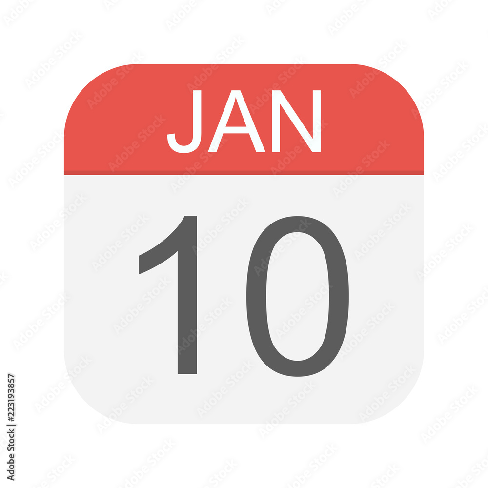 January 10 - Calendar Icon January 10 - Calendar Icon