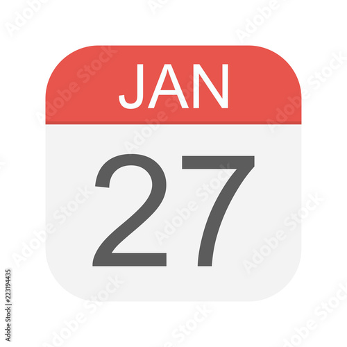 January 27 - Calendar Icon