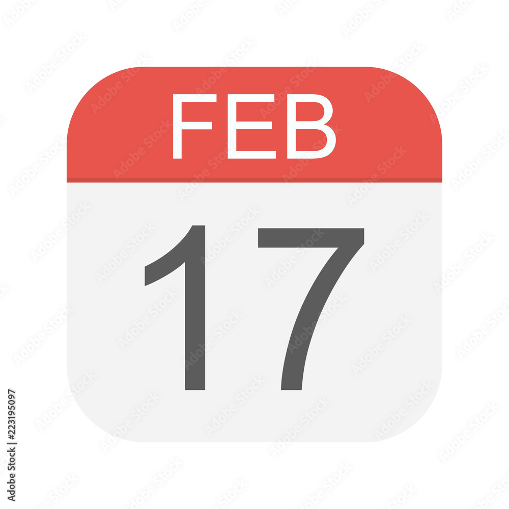 February 17 - Calendar Icon February 17 - Calendar Icon