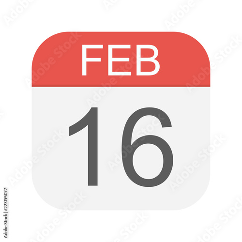 February 16 - Calendar Icon
