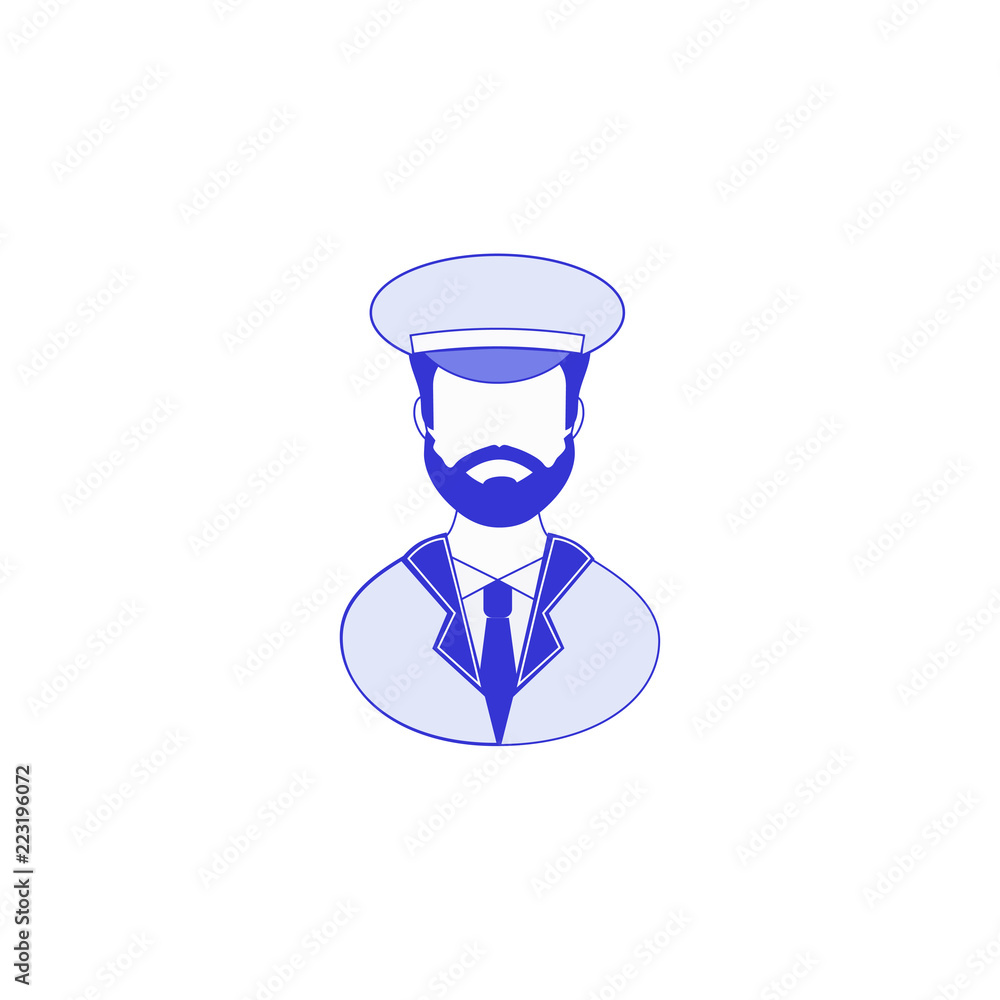 Pilot icon flat design style, isolated on white background. Vector illustration. Avatars pilot. Aviation symbols Vector illustration for web and mobile design. Pilot icon flat design style, isolated on white background. Vector illustration. Avatars pilot. Aviation symbols Vector illustration for web and mobile design.