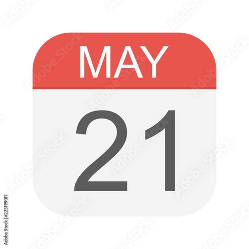 May 21 - Calendar Icon