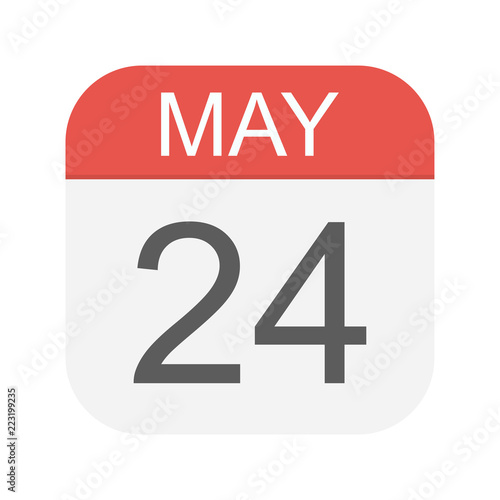 May 24 - Calendar Icon