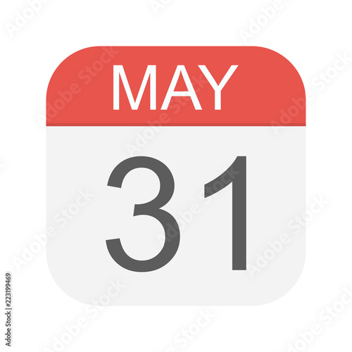 May 31 - Calendar Icon