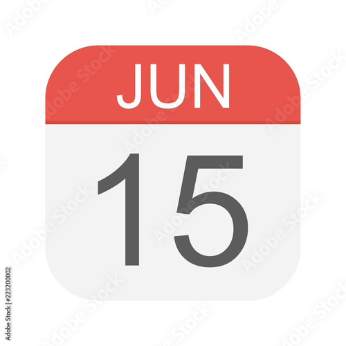 June 15 - Calendar Icon