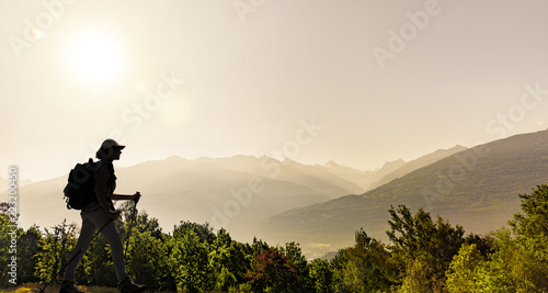 Wandern im Rhonetal