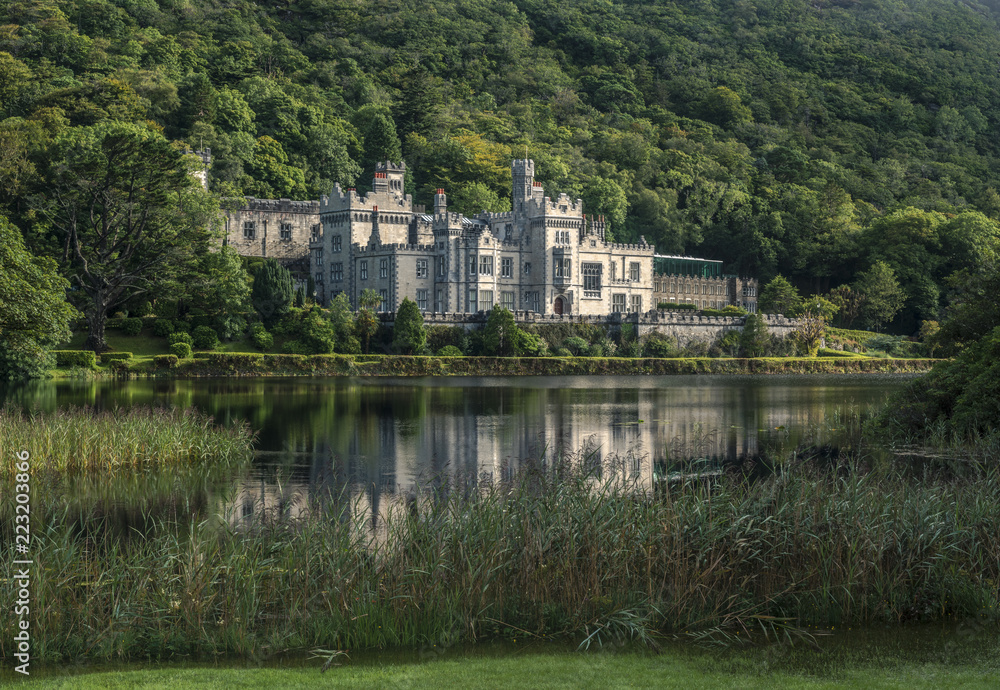 Lakeshore of Kylemore Abbey, Connemara, County Galaway, Ireland Lakeshore of Kylemore Abbey, Connemara, County Galaway, Ireland