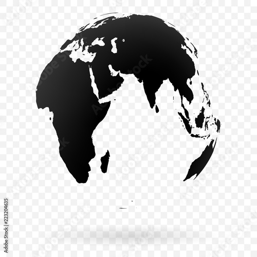 Earth globe symbol